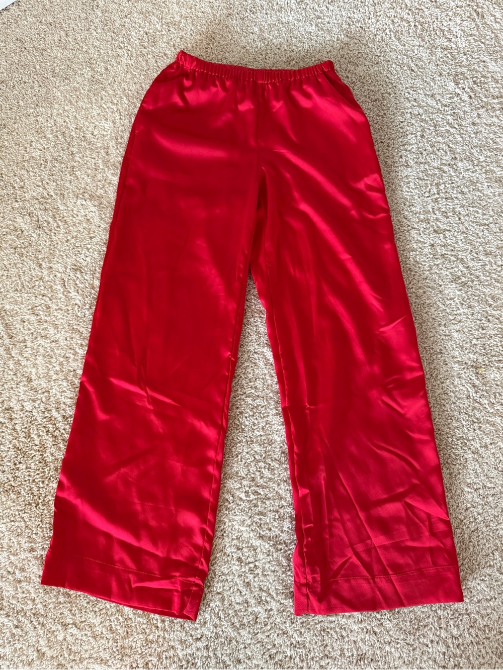Target Red Satin Women’s Pants Bottoms